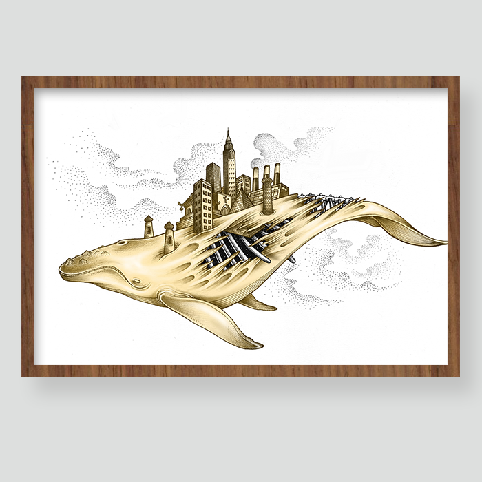 Jonah And The Whale - kiaat frame Jonah And The Whale - KIAAT frame. Alf Alone. Portuguese Artists